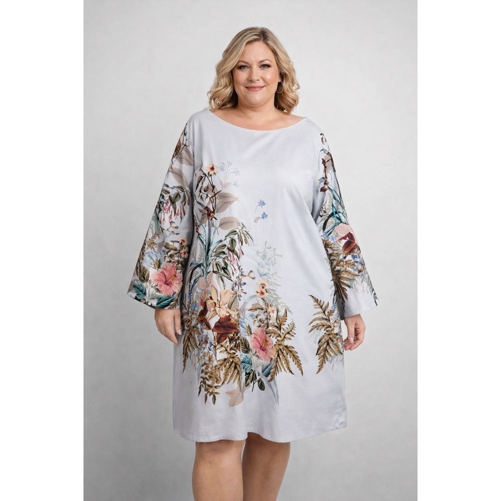 GB X Amanda Uprichard Floral Stretch Sheath Dress Plus Size 4X Cocktail Party